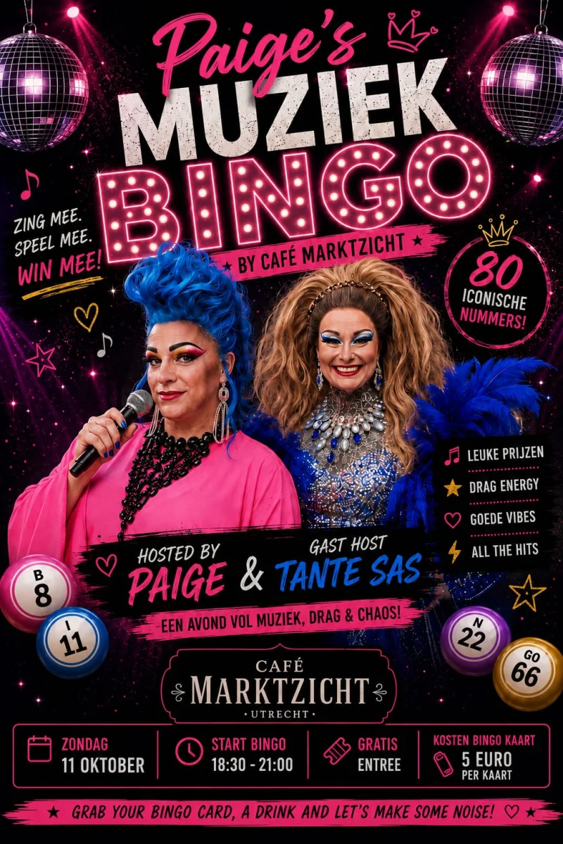 Paige's Muziekbingo