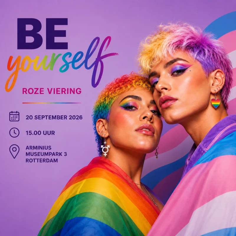 Roze Viering – Be Yourself