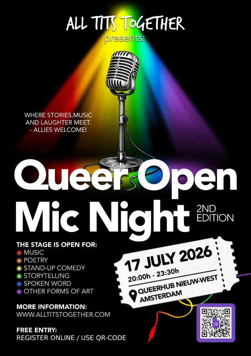 Queer Open Mic Avond featured image