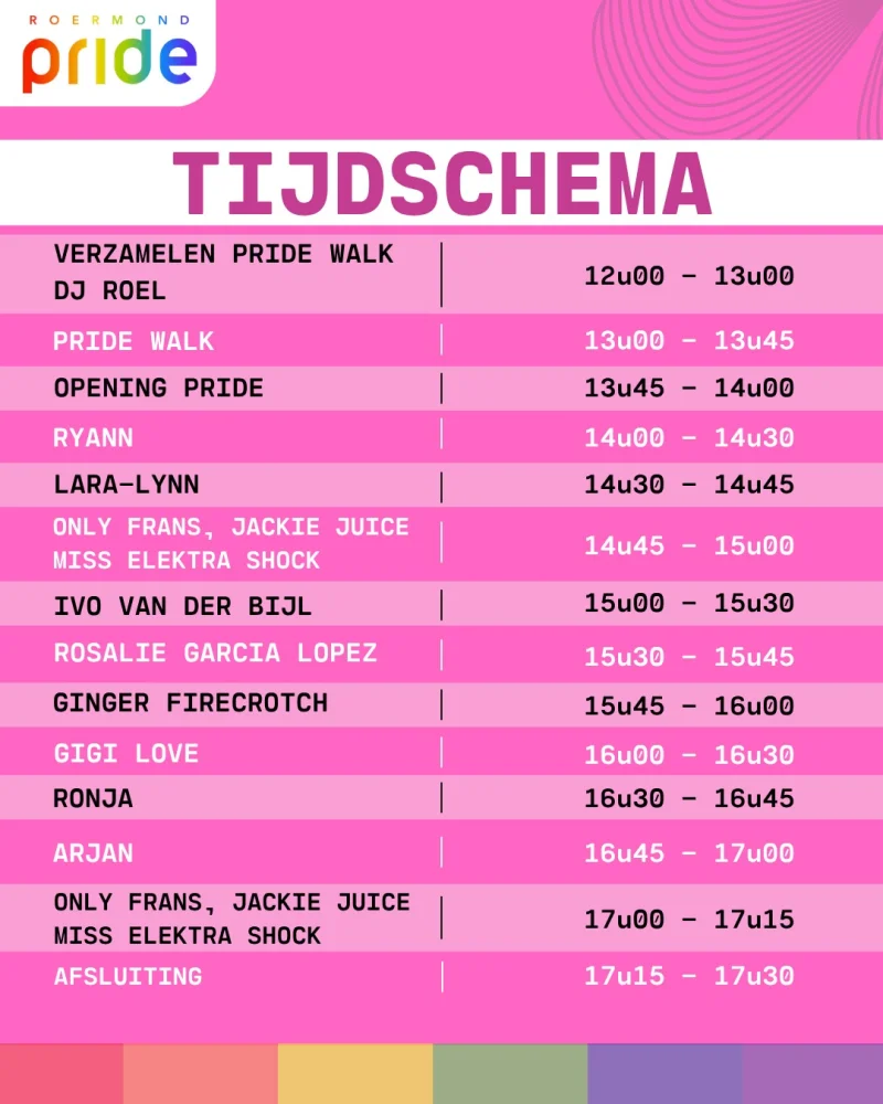 Roermond Pride: Pride Podium