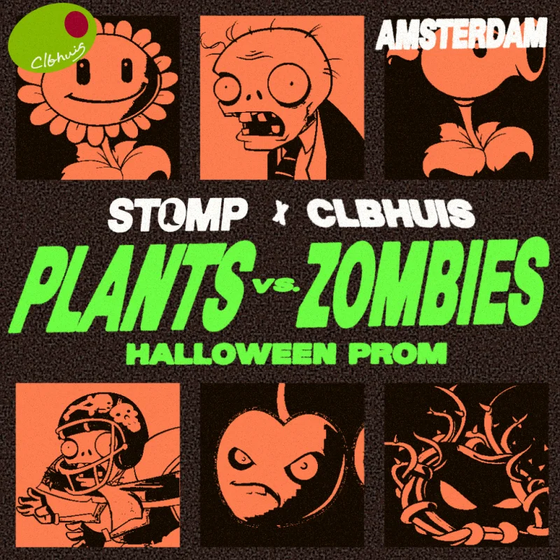 STOMP x Clbhuis 🧟 Plants vs. Zombies Halloween Prom featured image