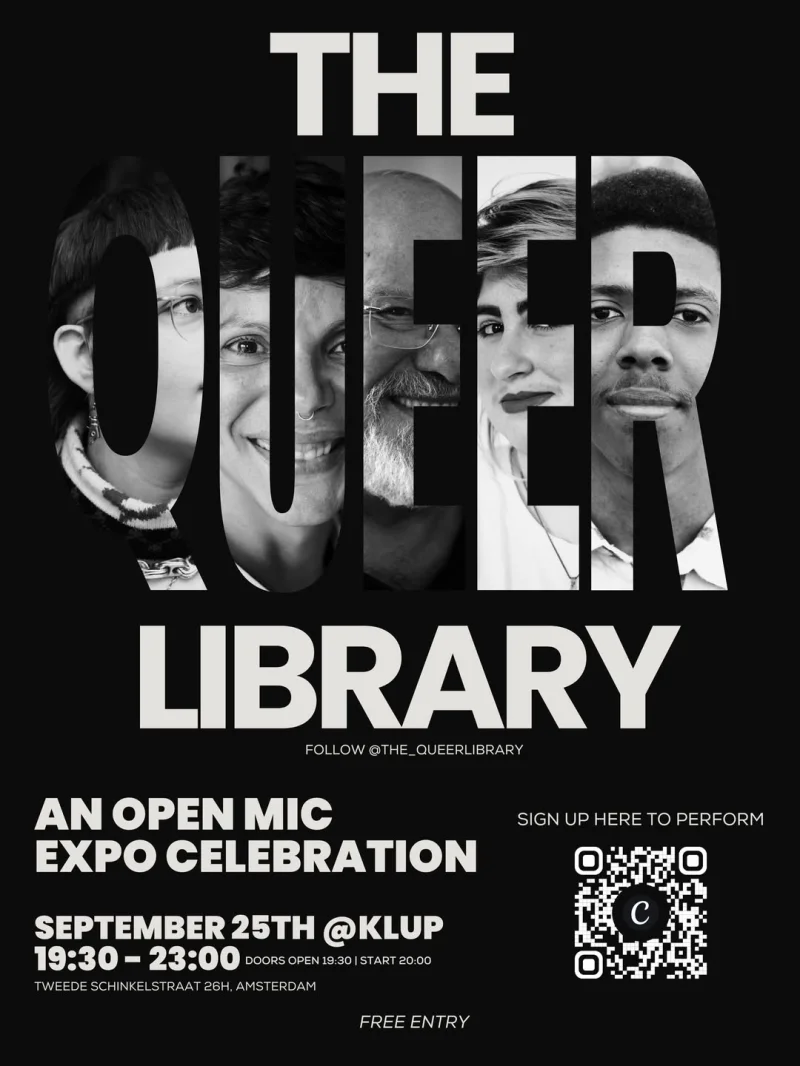 The Queer Library | Een Open Mic & Expo Viering featured image