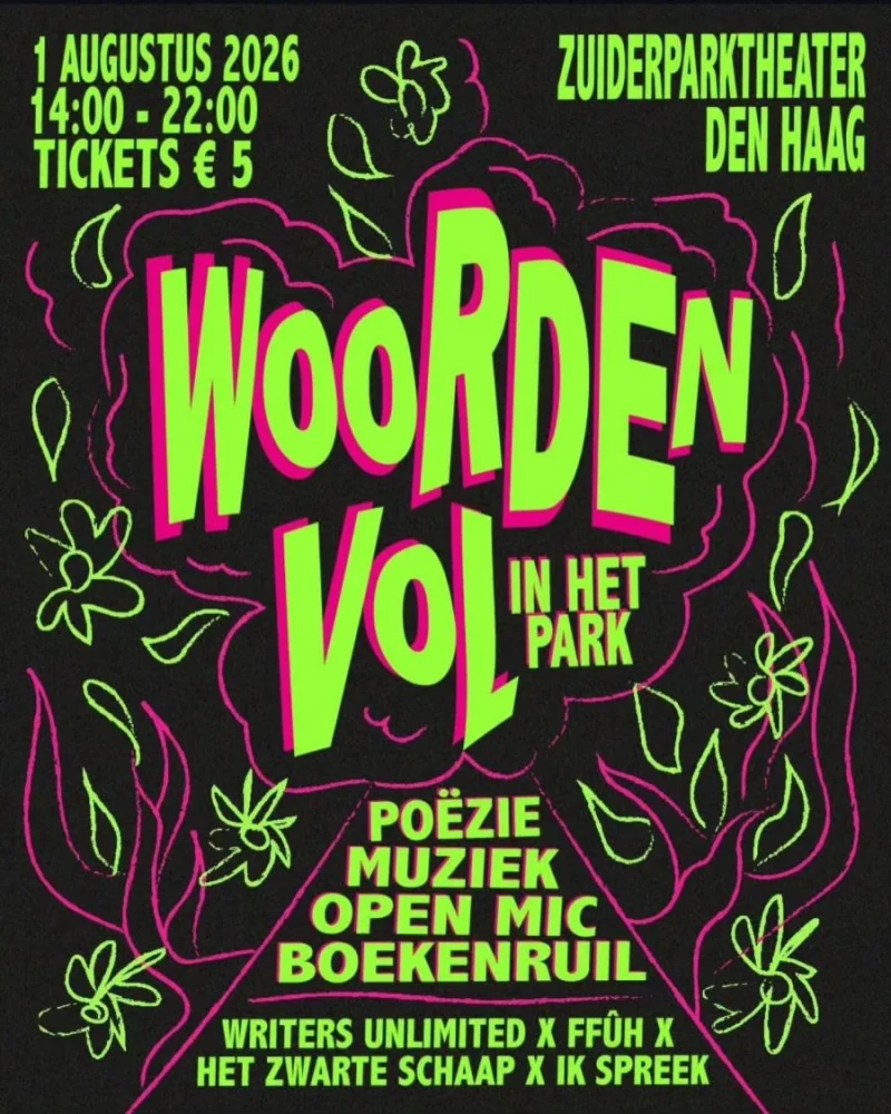 Woordenvol in the Park: WU X FFÛH X Het Zwarte Schaap X Ik Spreek