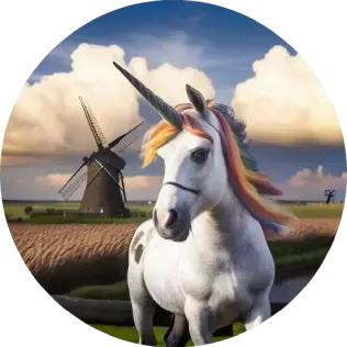 the Queer Meet NL mascot