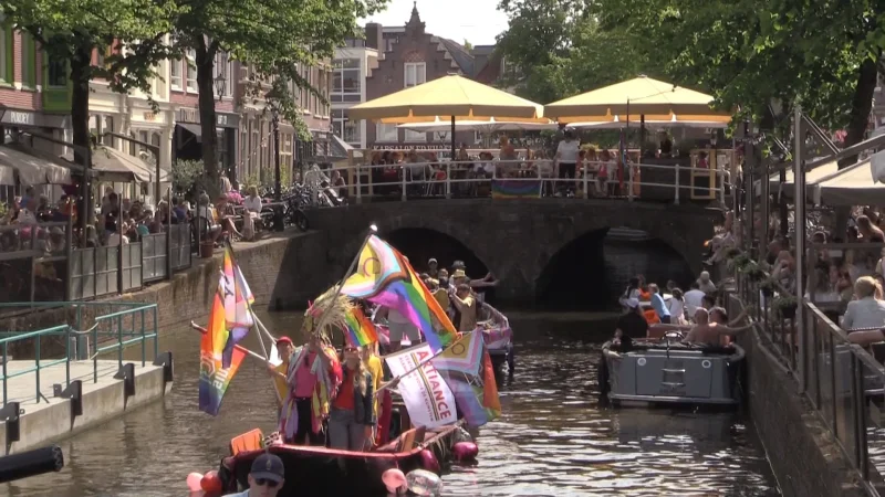 Alkmaar's Canals Shine with Pride for Annual Parade