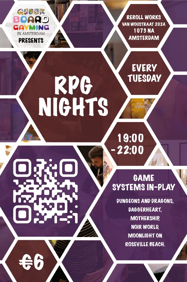 Amsterdam's Queer Board Gayming Has Regular Tabletop RPG Nights