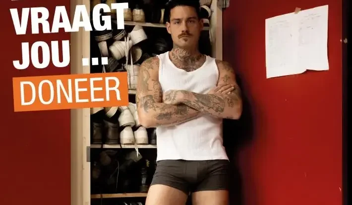 Bas Kosters and Douwe Bob Strip Down for a Cause: Underwear for the Homeless