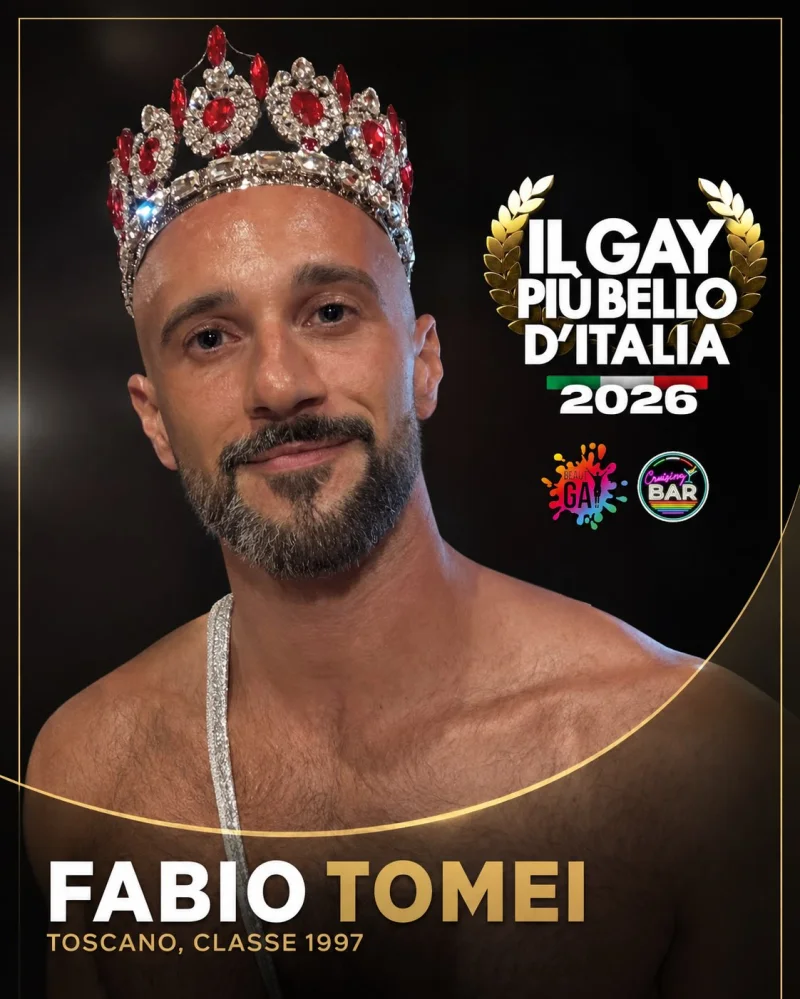 Deaf Contestant Fabio Tomei Crowned Most Handsome Gay Man in Italy 2026