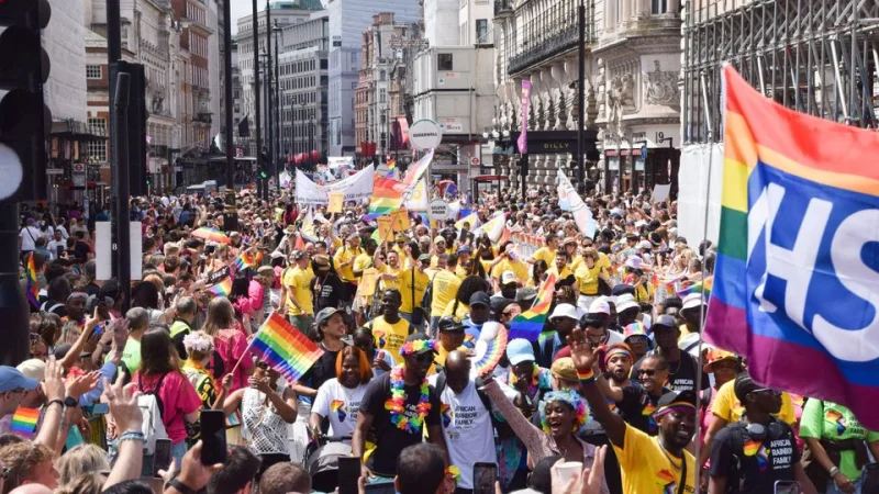 London Pride Blends Celebration with Protest, Highlighting Threats to LGBTQ+ Rights