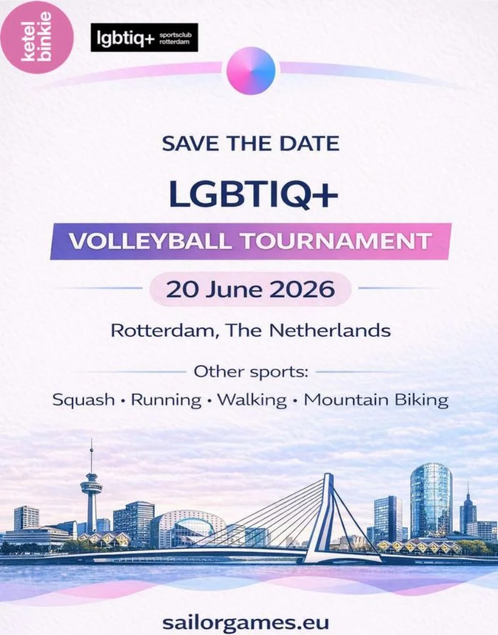 Rotterdam gastheer van LHBTIQ+ 'Sailor Games' in 2026; inschrijvingen nu geopend