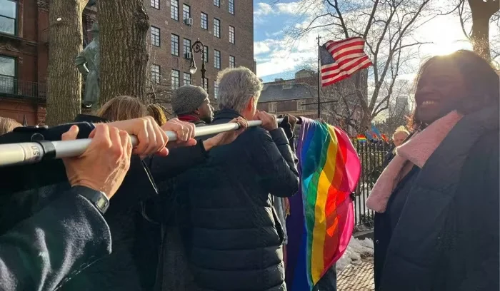The Pride flag is back at Stonewall