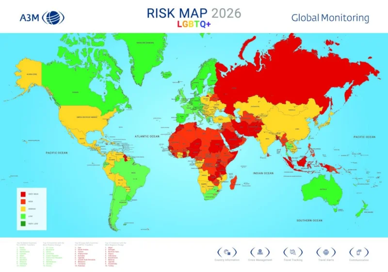 Where in the World is it Safe to be Queer? 2026 Risk Map Reveals Progress and Peril